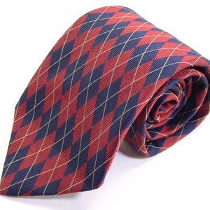 Burberry London Checkered Plaid Mens Silk Necktie